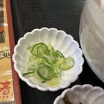 うどん 四方吉 - 【2026.1.20(火)】セットの薬味