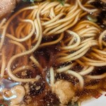 伍福軒 - 背脂醤油ラーメン黒790円