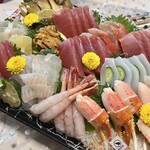 アマノパークス - 素晴らしいお刺身盛り合わせ