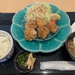 すぎのや本陣  - 唐揚げ定食