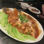 The Refinery Club - 石斑魚の開きを松鼠桂魚風に。