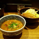 ラーメン燈郎 - ミニ辛つけめん（野菜少な目）　７８０円