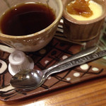 h Misato - デザートにコーヒーまでいただけました。