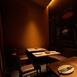 個室で周囲を気にせず過ごすランチ、ディナー