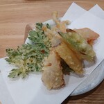 おのうどん - おまかせ天盛り