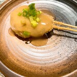 串揚げ 百樹璃座 - カレー味のツクネ