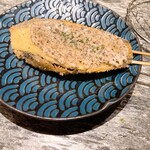 串揚げ 百樹璃座 - ナスもトリュフソースで