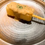 串揚げ 百樹璃座 - 大根のトリュフソース