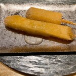 串揚げ 百樹璃座 - サツマイモは甘〜い