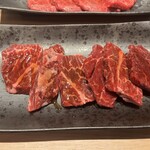 WAGYU焼肉悠雅 - 上ハラミ　ちょっと臭みを感じる。アメリカ産かな？これも大不評。