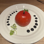 WAGYU焼肉悠雅 - りんごケーキ　正体はりんごのシブースト。このお値段は破格だと思うのです。