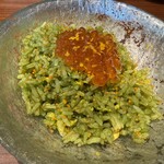 西麻布 香宮 - とびっこ入りジャスミンライスの翡翠炒飯・イクラ・柚子