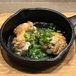 339648183 - タラの白子の鉄板焼き　味噌マヨネーズ（1200円）