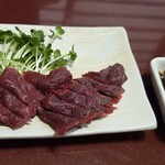 とんかつ 力亭 - 馬刺し