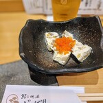 鮨と地酒 じょっぱり - カズチー(￥580)と生ビール