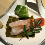 食堂 遊食刻 - ・甘エビ昆布締め 1,280円/税込