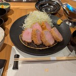 車道 フライのぶた福 - 〈上〉ヒレ　トンカツ定食