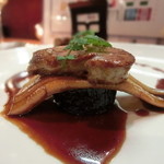 味とく家 - ★フレンチみたいな料理。フォアグラ・なす・煮穴子の三段重ね～