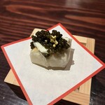 野口太郎 - キャビア餅　マスカルポーネとキャビア