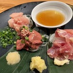 地鶏もも焼き 鳥刺し とりさくせす - 