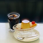 横浜第二合同庁舎　喫茶室  - 込690円：プリンSet
