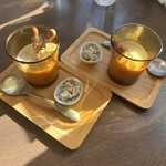 四川 郷土菜 シャンバァロウ - 黒胡麻プリン