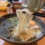 葉隠うどん - 山かけとろろ昆布うどん