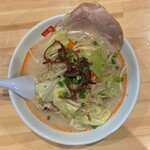 みそ壱 宮千代店 - 野菜塩ラーメンにチャーシュー1枚トッピング