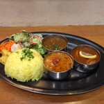 ハジカミ - カレー3種盛り