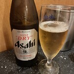 蟹福 - ビール中瓶