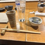 さかえや 高田馬場總本店 - お通しの胡麻豆腐とスープがおしゃれすぎる