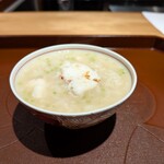 馳走 啐啄一十  - タラの白子とふぐの白子、ヒラメの雑炊　まだ締めではない