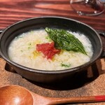 野口太郎 - 蛤とシマアジの出汁雑炊