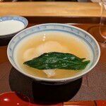 馳走 啐啄一十  - 三原の水
      下関の白子
      近海産のカツオ節　羅臼の昆布　9年倉囲いの昆布