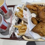 ケンタッキーフライドチキン - 料理写真:てりやきツイスターよくばりセット 950円 / オリジナルチキン3Pよくばりセット 1190円