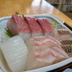 寿食堂 - お刺身　超厚切り