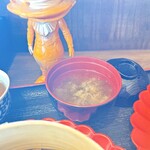 もちロン - あおさ海苔のお味噌汁でした