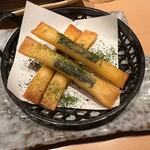 すし屋 銀蔵 - チーズと海苔の揚げ物