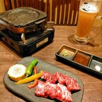 くるみ堂 - 豪華な逸品サーロイン溶岩焼き