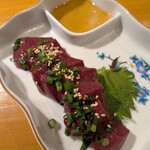 焼肉・ホルモンたきがわ - 炙りレバー(数量限定)