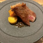 ワインちゃん 瓦・町・路・地 - 黒毛和牛ヒウチステーキ