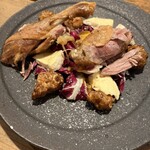 ワインちゃん 瓦・町・路・地 - 合鴨コンフィサラダ仕立て