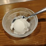 鉄板焼とお好み焼 みしまや - 〆のシャーベット
