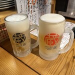 酒スタンド 魚蔵 - ビール