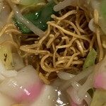 康楽 - 麺と餡を楽しみました