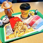 マクドナルド - 料理写真:エビフィレオセット 700円