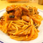 関谷スパゲティ - 【１月前半おすすめ】ツナとウィンナーのピザソース