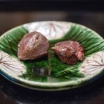 よし町 - 2026.1 常陸国天然まがも炭焼き（砂肝とハツ）