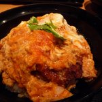 宮崎地鶏炭火焼 車 - チキンカツ丼