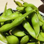 月と灯り - あご出汁 漬け枝豆